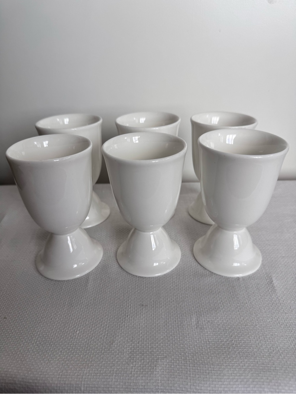 Royal Doulton Double Egg Cup Holder x 6 Marked Stamped